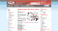 Desktop Screenshot of obchod.ekroline.cz
