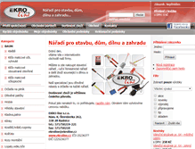 Tablet Screenshot of obchod.ekroline.cz